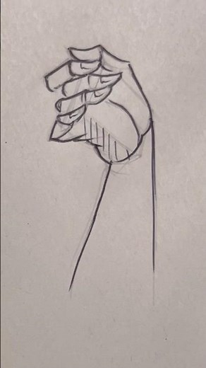 how to draw hands step by step! ✍️ #shorts