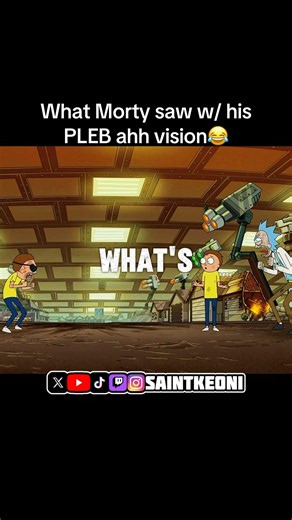 Rick & Evil Morty use Nanobots to fight each other😆🧐| Rick & Morty #saintkeoni