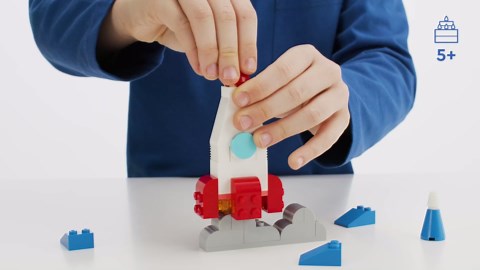 LEGO Classic Creative Space Planets Building Toys Set - Space Toys for Kids, Boys & Girls, Ages 5+ - Includes Alien, Rocket Ship, & Glow in The Dark Bricks - Birthday Gift Idea - 11037