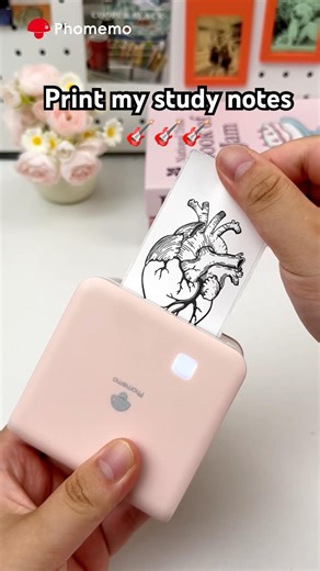 Still Writing Notes by Hand?#phomemo #miniprinter #stickerprinter #studytools #studynote