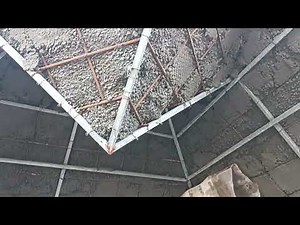 twin pyramids construction slab work