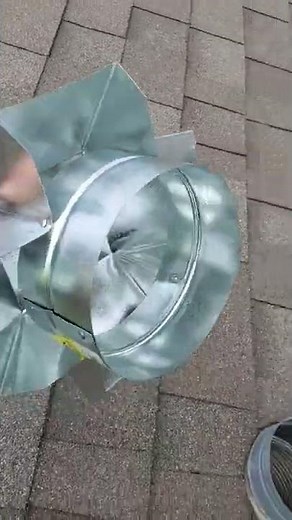 How to Install a Rain Cap for a Roof Vent #shorts