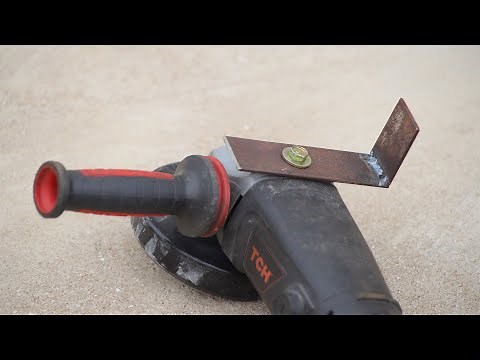 Many people know about the angle grinder job