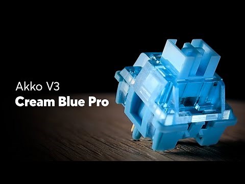Akko V3 Cream Blue Pro Switch Sound Test and Review | Smooth Upgrade!