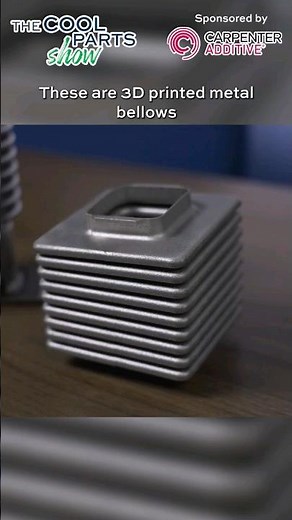 Flexible Bellows Made Through Metal 3D Printing #3dprinting #engineering