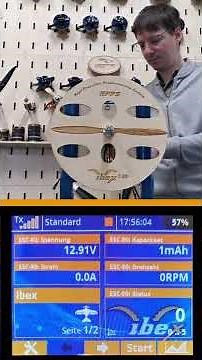 HEPF IBEX Motorsteller, Propellerpositionierung mit Sprachausgabe