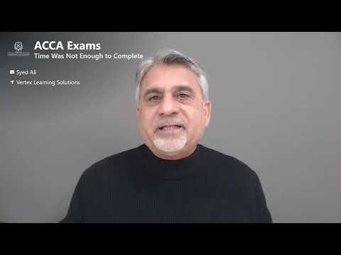 ACCA Exams: Time Was Not Enough In Exam
