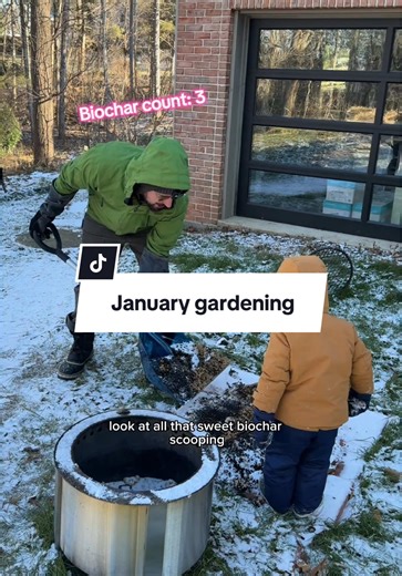 January Gardening: Making Biochar and Compost