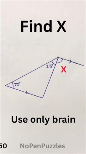Find angle X
