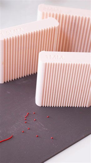 Ultra mini polymer clay beads Precision bead roller Micro size control Perfectly round every time Clean. Accurate. Consistent. Link in bio~ #polymerclay #microbeads #claybeads #jewelrymaking #claytools | Formii Cutter