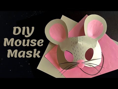 How to make a mouse mask | DIY rat/mouse mask with paper