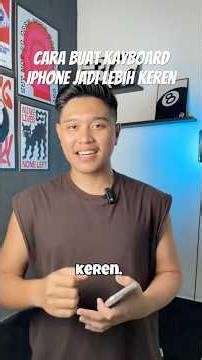 Cara buat kayboard iphone jadi makin keren. #tipsiphone #iphonetrick #tranding