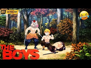 Tanjiro Inosuke Zenitsu Tengen funny moments | Demon slayer funny moments | #demonslayer #anime #amv