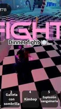 🍽 "Dinner fight" - | 🍴 《 última cena 》 🍴 | gameplay 🎮 💥 | #roblox #inkgame #dinner ❤️‍🩹...