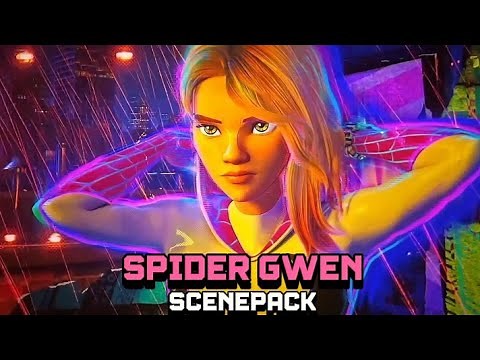 Gwen Stacy Spider-Gwen Scenepack 4k (Spiderman across the spider verse)