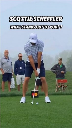 Scottie Scheffler Golf Swing in Slow Motion #scottiescheffler #golf #golfswing