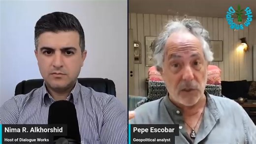2K views · 53 reactions | Pepe Escobar: Trump the Myth-Maker - Forever Wars Are Rewriting Geopolitics - Dialogue Works | Forbidden News | Facebook