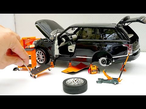 Unboxing of Miniature Garage Tool Kit for 1:18 Diecast Model Cars - Adult Hobbies