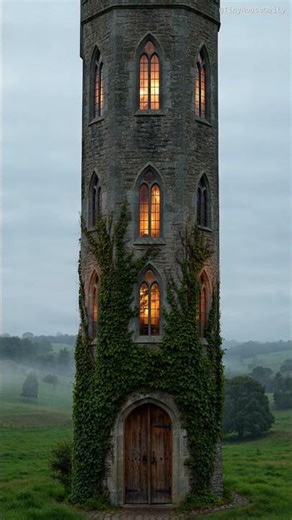 Medieval Stone Tower Tiny Home 🗼🌿