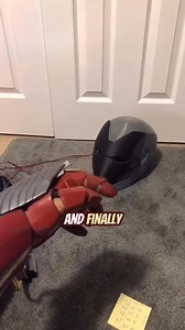 Testing new electronics in the suit 🤖 #marvel #cosplay #3dprinting | Frankly Built