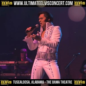 Join us July 26th at The BAMA Theatre in Tuscaloosa, Alabama for a one-night-only ELVIS Spectacular! Featuring Graceland’s TOP Elvis Tribute Artist Champion Cote Deonath, backed my The Infinit-E Tribute Band! Returning to all the Eras of The King, this concert is one you shouldn’t miss! | Cote Deonath