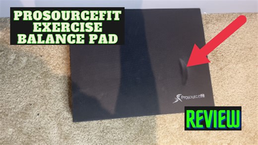 Watch In Hand Review of ProsourceFit Exercise Balance Pad on Amazon Live