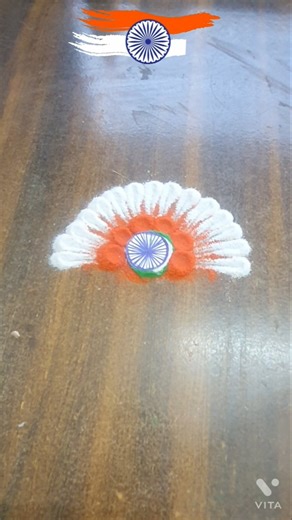 flag rangoli idea 🇮🇳🇮🇳🇮🇳🇮🇳🇮🇳🧡🤍💚 #15august #independenceday #love #song #independencedayrangoli