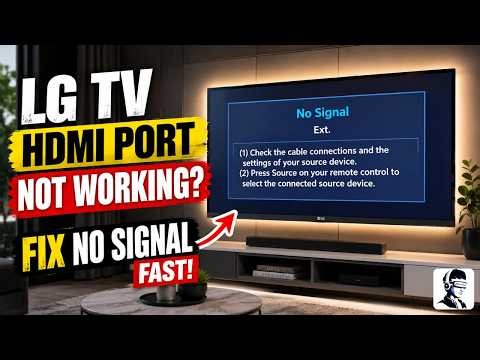 LG TV HDMI Port Not Working? Fix the No Signal Issue Fast