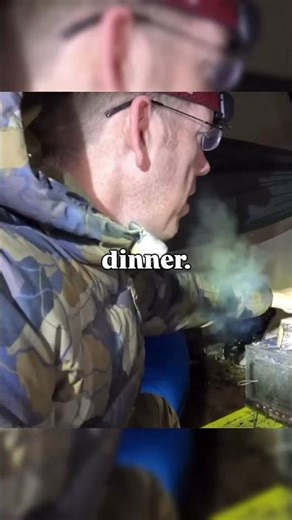 Wolves "Laughing" Outside Outdoorboys Tent #shorts #snow