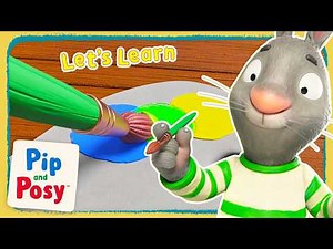 Colour and Boogie Bodies! | Let's Learn with Pip and Posy!