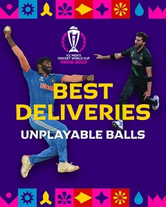 '𝗪𝗛𝗔𝗧 𝗔 𝗗𝗘𝗟𝗜𝗩𝗘𝗥𝗬!' 🔥 Relive some of the best-bowled dismissals of #CWC23 😍 | ICC - International Cricket Council