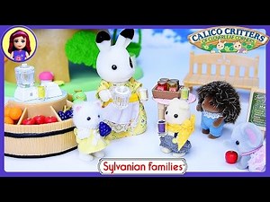 Sylvanian Families Calico Critters Juice Bar Unboxing Setup Play - Kids Toys
