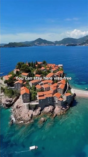 Europe’s fairy-tale country with no visa, unreal prices & turquoise seas #travel #place #fyp #shorts