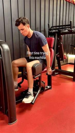 First time trying abductor machine #humor