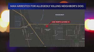 Man arrested after allegedly fatally shooting neighbors dog in Ridgecrest