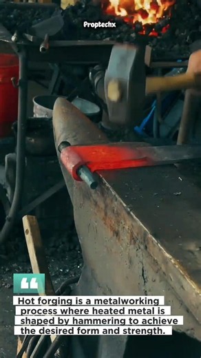 Blacksmith Hot Forging Process Explained #Metalworking #Blacksmithing #Forging