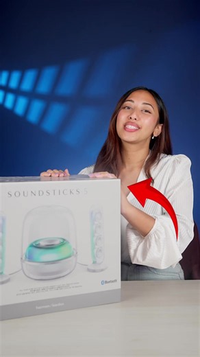 Harman Kardon SoundSticks 5 speaker — iconic transparent design