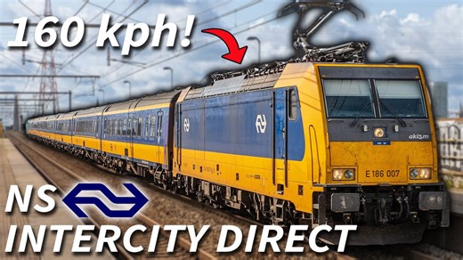 NS Intercity Direct! High Speed Through the Netherlands - Breda to Amsterdam