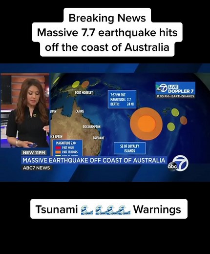 Tsunami Warning and Earthquake Updates for Australia 2025