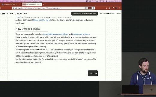 Complete Intro to React v7
