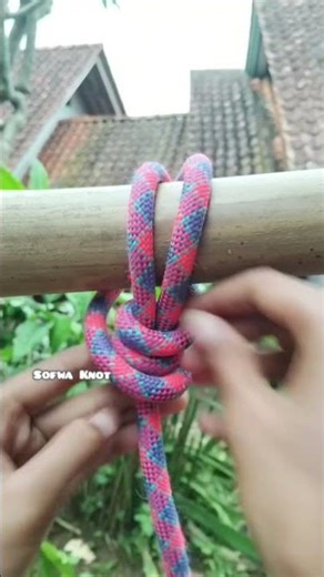 Simple Knot ✅🪢 #knot #rope #a #diy #handmade #camping #outdoor #tutorial