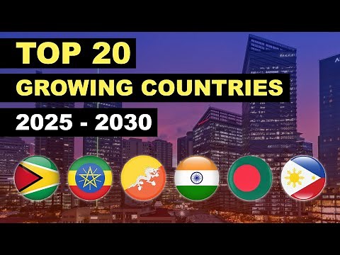 Top 20 Booming Economies (2025 - 2030) | Developing Countries | Emerging Markets | Facts Nerd