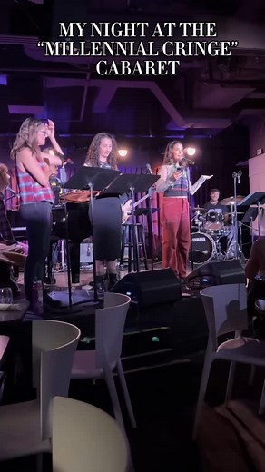 🎤Got the chance to sing some timeless classics with some incredibly talented women!! Special thanks to my friend @katiehorwitch for letting this gen-xer crash “millennial cringe” night! 🎶 #singer #cabaret #millenial #genx #explore | Kate Snow