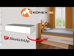 Guide on how to design a 3D bed with SketchUp 🧰