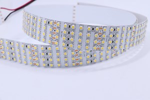 [Hot Item] 120 Degree Beam Angle Outdoor LED Lighting Strip Light Warm White with 360LEDs Three Row Waterproof LED Strip