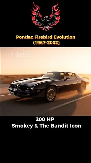 Pontiac Firebird Evolution: From Muscle to Legend! #PontiacFirebird #MuscleCarEvolution #TransAm