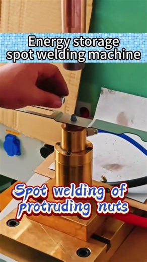 Energy Storage Spot Welding Machine: Spot Welding of Protruding Nuts Made Easy