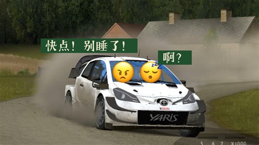 RBR拉力学校毕业测试赛段 太难了还得练