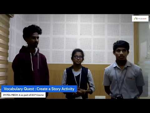 Vocabulary Quest : Create a Story Activity by 29 POs MECH-A as part of ECP Course(CH-2) (12/12/25)