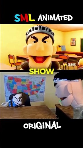 SML animation #sml #smlpv #smlrose #funny #puppet #mario
